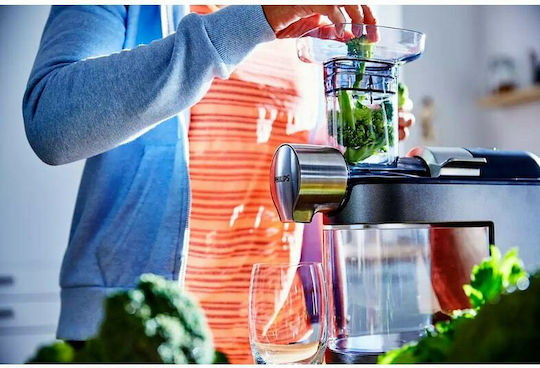 Philips Avance Collection Slow Press Juicer 200W Inox Black