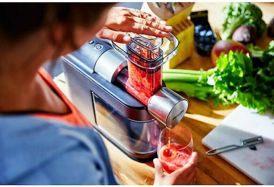 Philips Avance Collection Slow Press Juicer 200W Inox Black