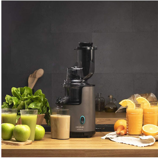 Cecotec Juice & Live 2500 Easyclean Αποχυμωτής Αργής Σύνθλιψης 200W Inox Γκρι