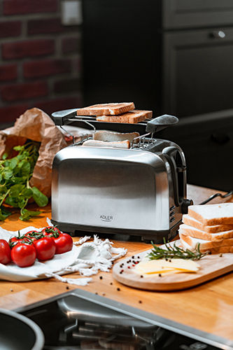 Adler Φρυγανιέρα 2 Θέσεων 700W Inox