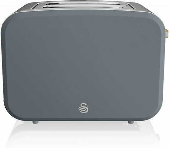 Swan ST14610GRYN Тостер Двуместна 900W Сив