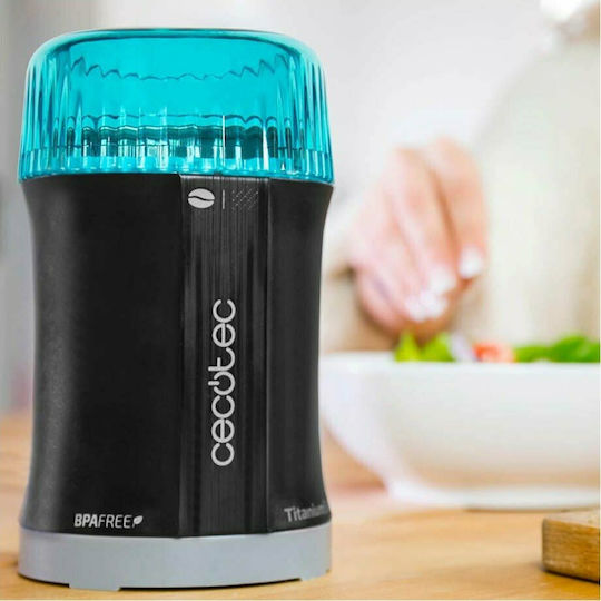 Cecotec Titanmill 200 Electric Coffee Grinder 200W for 50gr Beans Black