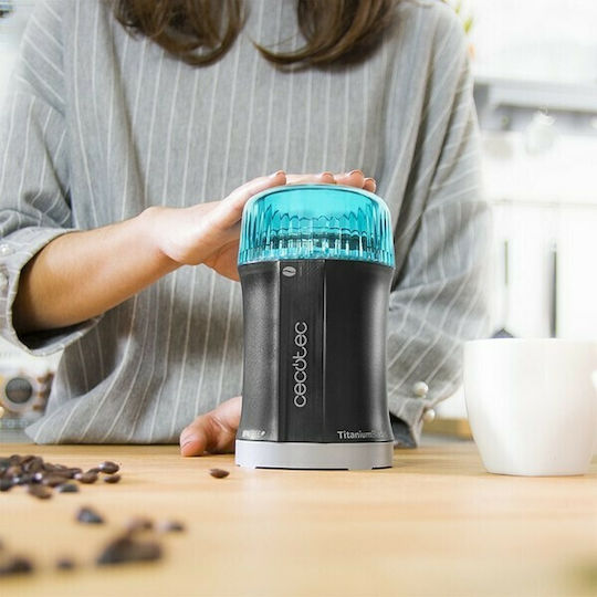 Cecotec Titanmill 200 Electric Coffee Grinder 200W for 50gr Beans Black
