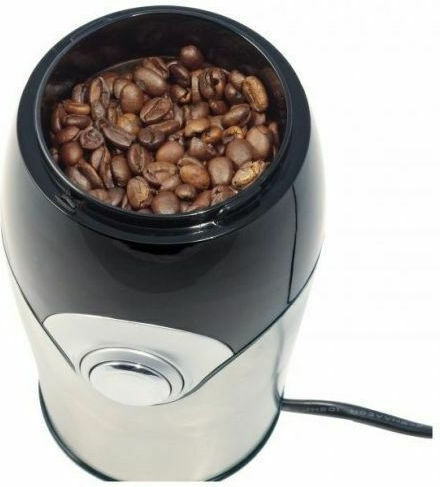 Tristar Râșniță electrică pentru cafea 150W cu capacitate de boabe 70gr Argintiu