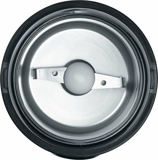 Severin KM3879 Elektrischer Kaffeemühle 150W mit einer Kapazität von 50gr Silber
