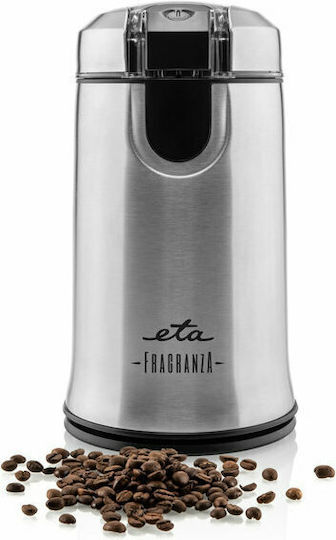 ETA Fragranza 0066 Електрически Кафемелачка 150W с капацитет за кафе на зърна 50гр Сребрист