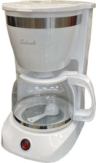 Sidirela Filter Coffee Machine 800W White