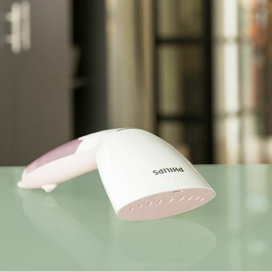 Philips Aparat de călcat cu abur pentru haine de Mână 1000W cu rezervor 60ml Roz
