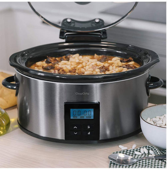 Cecotec Chup Chup Matic Slow Cooker 260W με Χωρητικότητα 5.5lt Γκρι