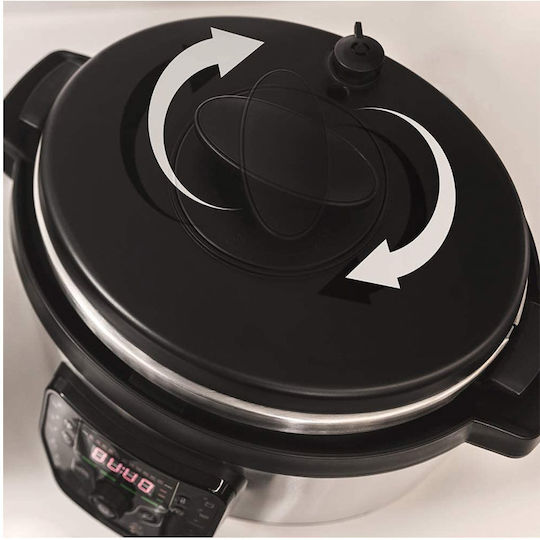 Cecotec H Ovall Πολυμάγειρας 1000W με Χωρητικότητα 8lt Ασημί