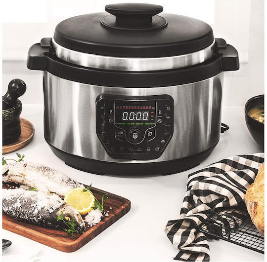 Cecotec H Ovall Πολυμάγειρας 1000W με Χωρητικότητα 8lt Ασημί