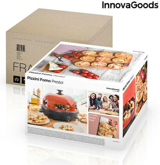 InnovaGoods Παρασκευαστής Πίτσας 700W Κόκκινος