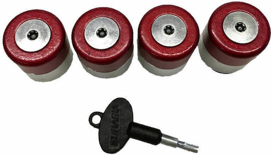 Carner Μπουλόνια Ασφαλείας Safewheel για Κλειδί No 19 4τμχ