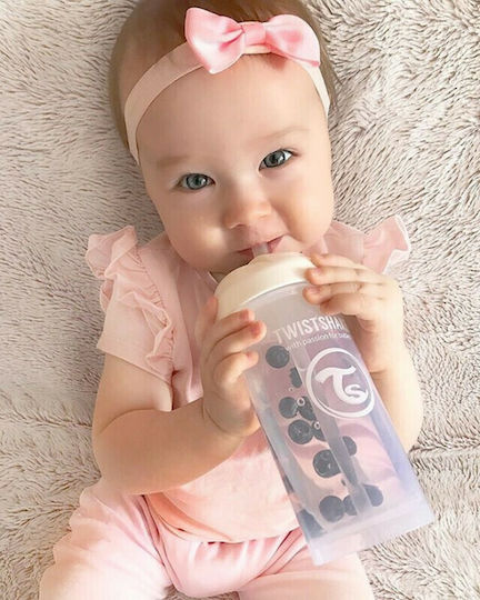 Twistshake Baby Cup Straw Cup made of Plastic White 360ml for 6m+m+
