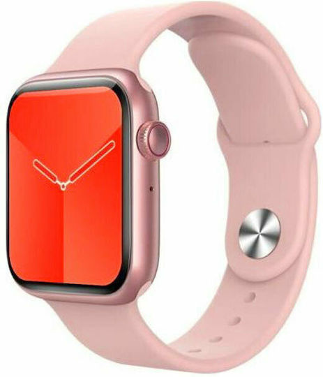 T55 Smartwatch mit Pulsmesser (Rosa)