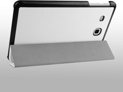 Tri-Fold Klappdeckel Weiß (Galaxy Tab E 9.6)