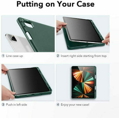 ESR Rebound Flip Cover Πλαστικό Forest Green (iPad Pro 2021 11")