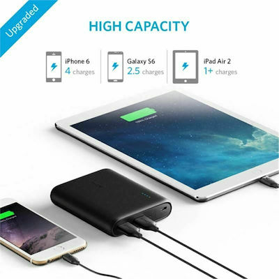 Anker PowerCore 10400mAh με 2 Θύρες USB-A Μαύρο