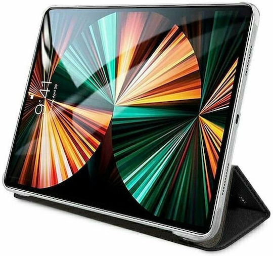 Karl Lagerfeld Karl Head Flip Cover Piele artificială / Silicon Negru (iPad Pro 2021 11") KLFC11OKHK