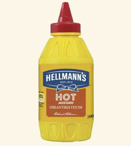 Hellmann's Πικάντικη Καυτερή Μουστάρδα 500gr
