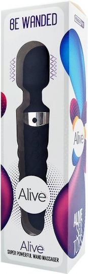 Alive Be Wanded Vibrator Massage 20cm Black