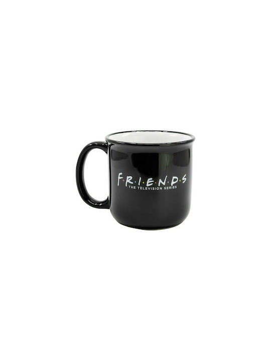 Stor Friends Ceramic Cup Black 410ml 530-