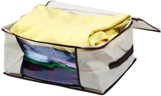 Viosarp Fabric Storage Case For Clothes in Ecru Color 60x40x26cm 1pcs