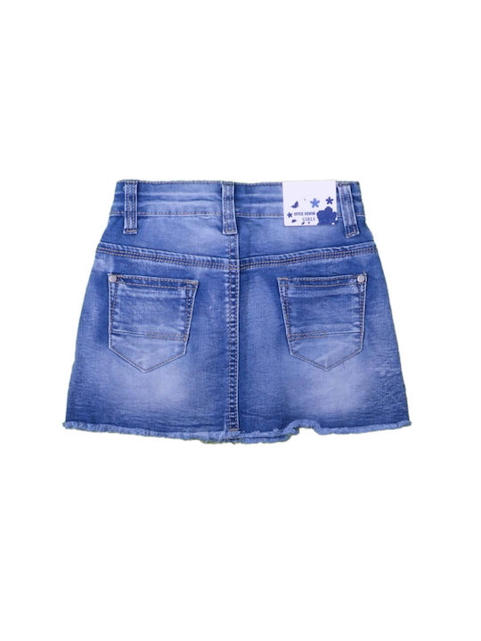 Joyce Kids Denim Skirt Blue