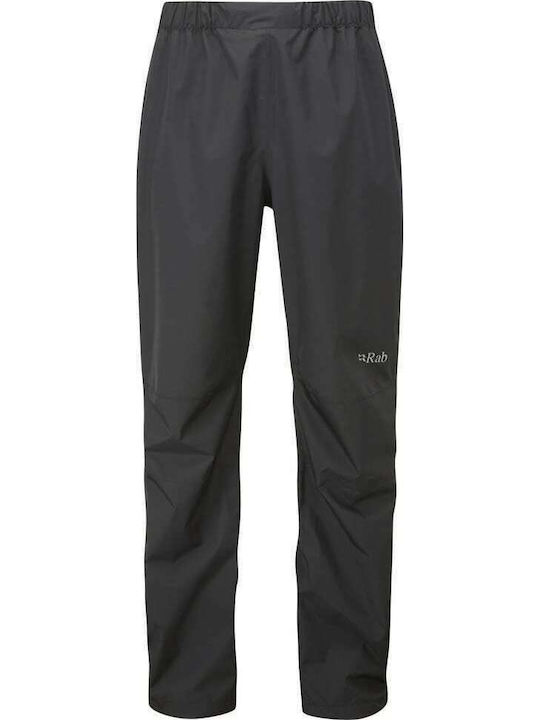Rab Downpour Eco -BL Lang Hose Wandern Schwarz