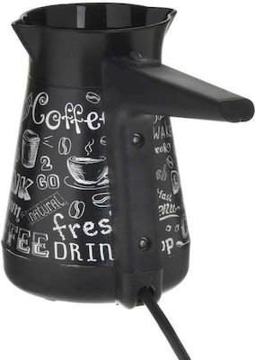 Click Electric Greek Coffee Pot 1000W with Capacity 350ml Black