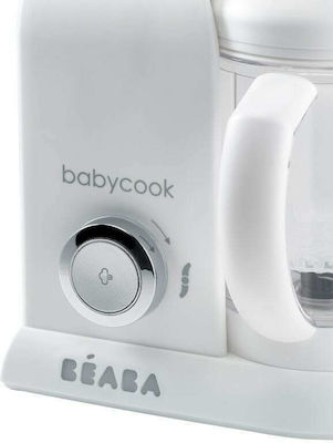 Beaba Babycook Solo Baby Food Steamer with Blender 1.1lt White/Silver