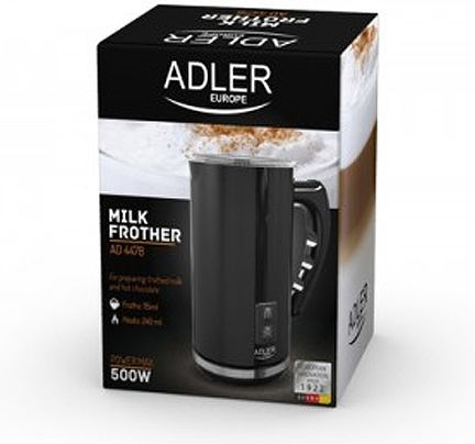 Adler Device for Hot & Cold Milk Froth with Non-stick Coating 240ml