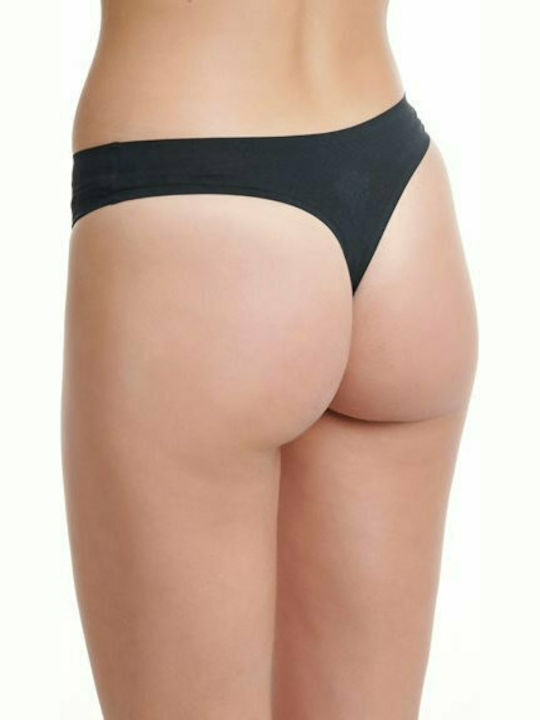 BodyTalk 1211-903154 Women's String Seamless Black 1211-903154-00100