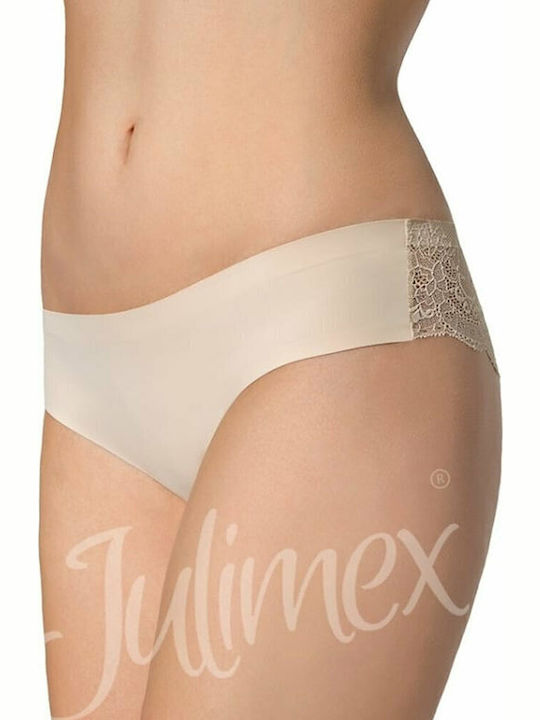 Mors Women's Brazil Seamless with Lace Beige
