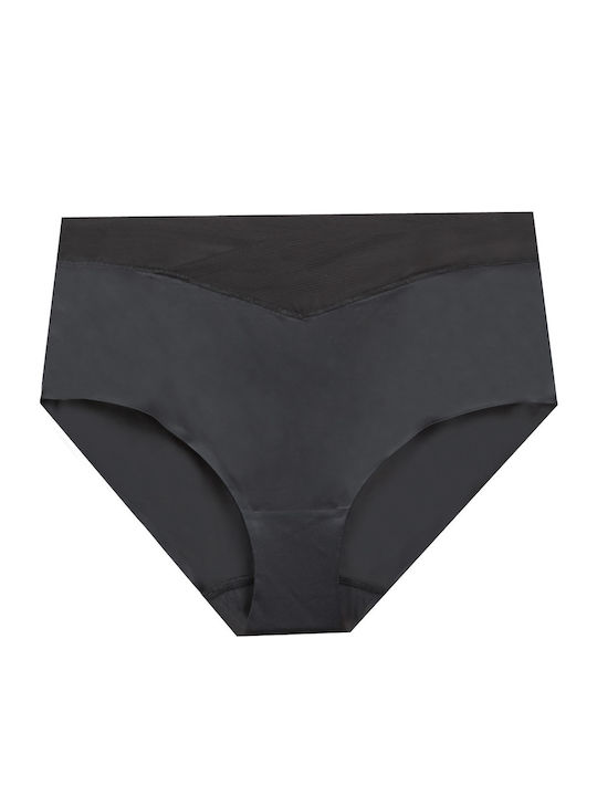 True Shape Sensation Ψηλόμεσο Γυναικείο Slip Μαύρο