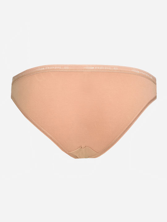 Βαμβακερά Women's Slip 3Pack Black/Beige/White