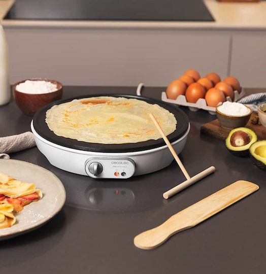 Cecotec Fun Crepelicious Κρεπιέρα 30.5cm Λευκή 1000W
