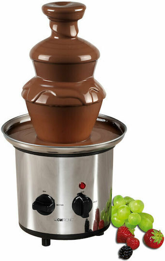 Clatronic Silver Chocolate Fountain with 3 Flats SKB 3248 170W 21x21x39cm
