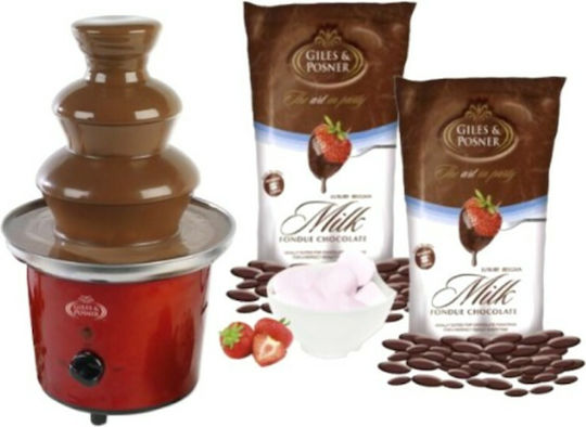 Sephra Red Chocolate Fountain with 3 Flats Baby 220W 19x19x33cm