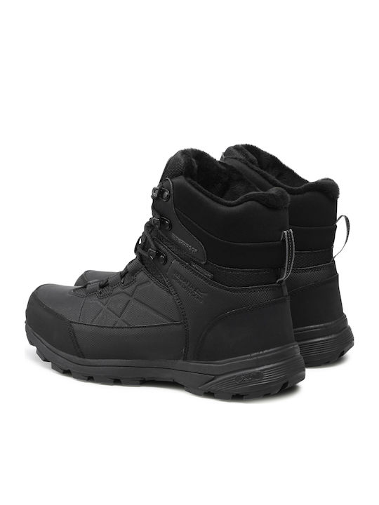 Regatta Samaris Thermo Herrenmänner Wanderschuhe Schwarze