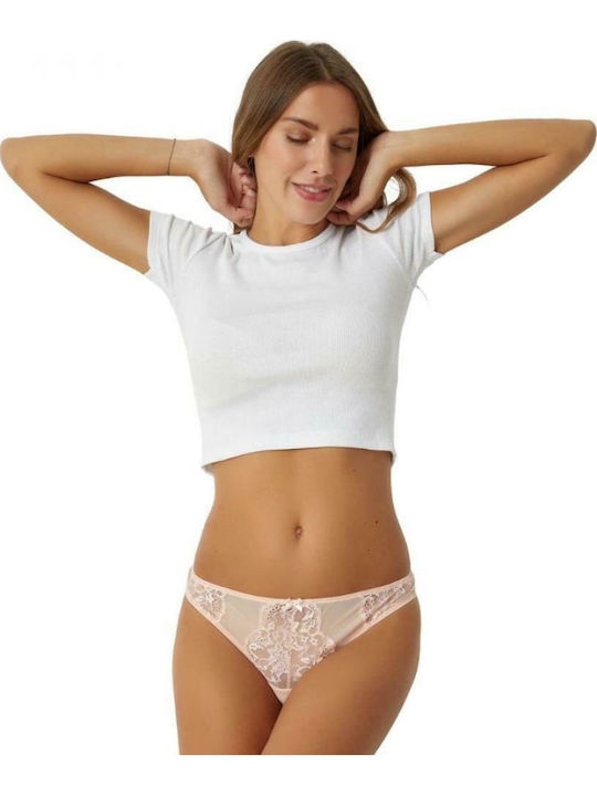Celine Damen Zeichenfolge mit Spitze Light Pink