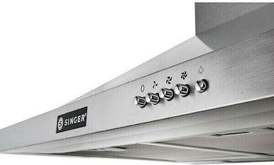 Singer Pyramid 901C 21 Απορροφητήρας Καμινάδα 90cm Inox