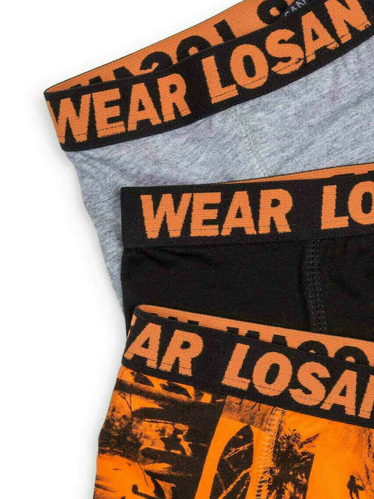 Losan Kinder Set mit Boxershorts Orange 3Stück