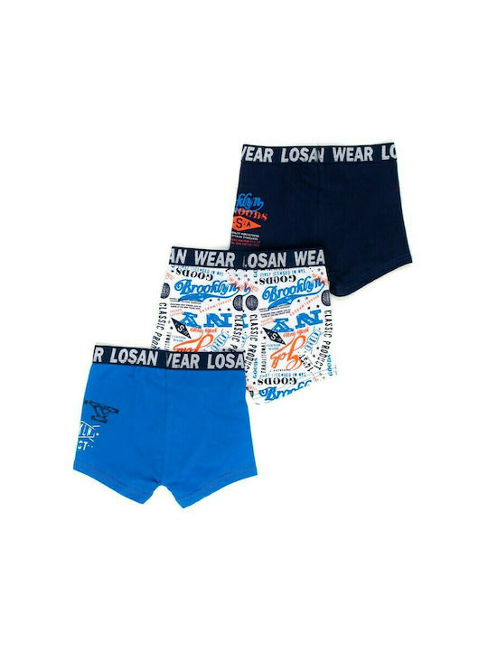 Losan Kinder Set mit Boxershorts Blau 3Stück