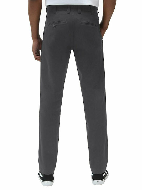 Dickies Ανδρικό Παντελόνι Chino Ελαστικό σε Slim Εφαρμογή Charcoal Grey