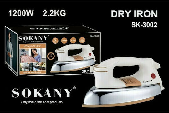Sokany SK-3002 Пътуване Гладач Steam 1200W