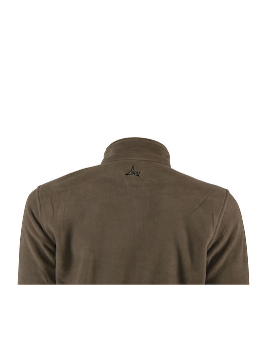 Apu Alps Cardigan de vânătoare Fleece Kaki