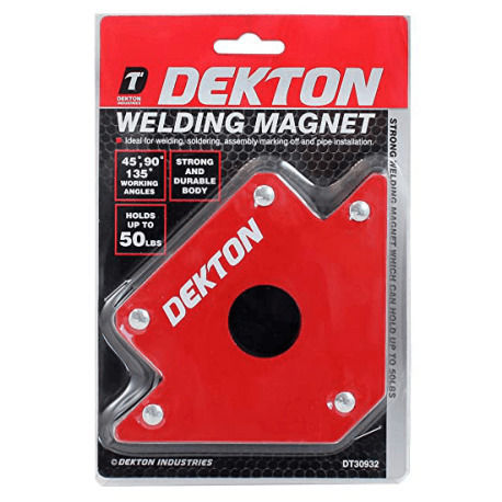 Dekton DT30934 Γωνία Συγκόλλησης με Μαγνητική Ικανότητα 33kg & Γωνίες 135° / 45° / 90°