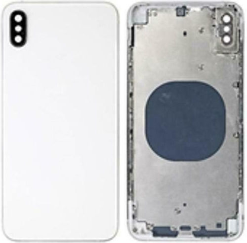 Batterieabdeckung Silber für iPhone XS