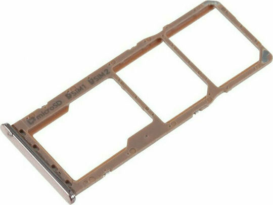 Sim Card Slot Gold Galaxy A7 2018